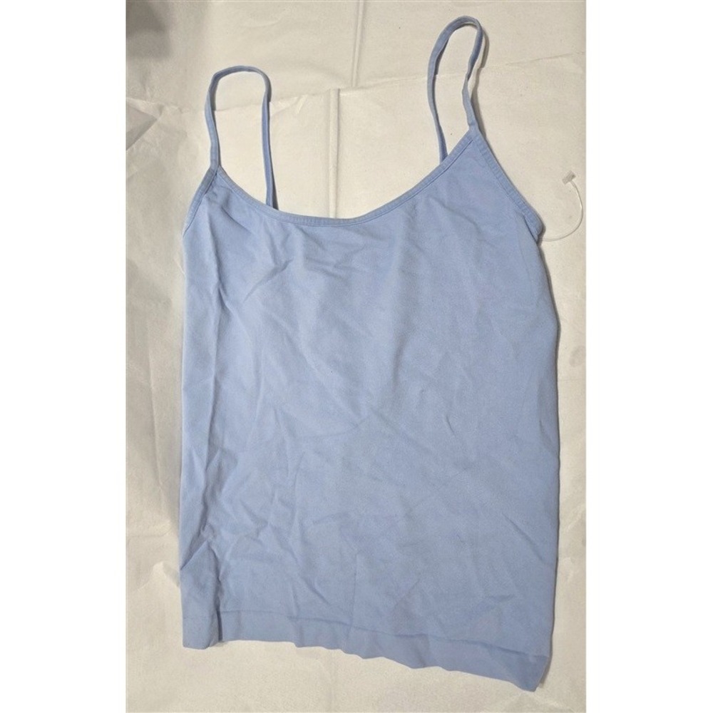 NWOT Last Tango OS Seamless Loose Camisole Tank Top Spaghetti Strap Blue 132451